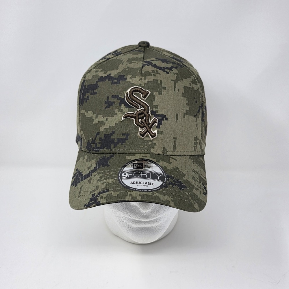 New Era Chicago White Sox Digi Camo 9FORTY A-Frame‎ Adjustable Snapback Hat Cap